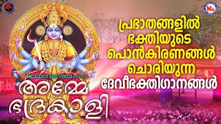 പ്രഭാതങ്ങളിൽ  ഭക്തിയുടെ പൊൻകിരണങ്ങൾ ചൊരിയുന്ന ദേവി ഭക്തിഗാനങ്ങൾ|അമ്മേ ഭദ്രകാളി|Devi Devotional Songs