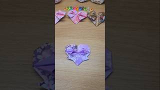 리본 하트 종이접기 (Origami Heart ❤️)