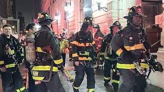 **{ 1ST FIRE OF 2025 }**~FDNY BOX 0662~FDNY OPERATED FOR A 10-77 HIGHRISE FIRE ON 28TH ST. MANHATTAN