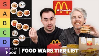 US vs UK Entire McDonald's Menu Ranked | Food Wars Tier List | Insider Food