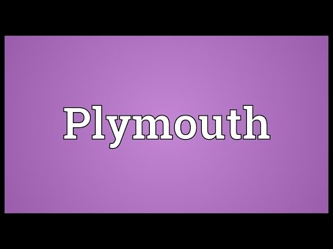 What does Plymouth mean?