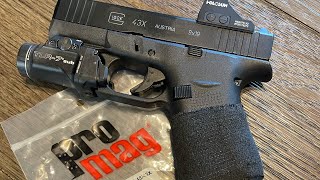 Pro mag 15rd Glock 43x (100rd NO PROBLEMS)