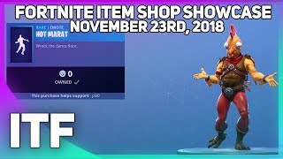 Fortnite Item Shop *NEW AND FREE* HOT MARAT EMOTE! [November 23rd, 2018] (Fortnite Battle Royale)