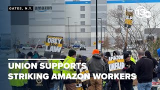 Local Teamsters union rallies for Amazon workers amid nationwide strike