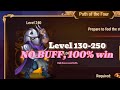 Level 130-250 Path of Four 100% WIN! Hero Wars Dominion Era