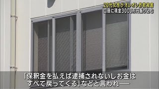 オレオレ詐欺で20代女性が約3000万円被害　警察官ら名乗る男からビデオ通話「保釈金払えば金は戻る」 (24/11/05 21:55)