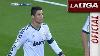 Gol de Cristiano Ronaldo (2-1) en el Real Madrid - Málaga CF - HD