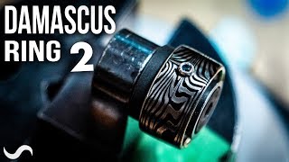 MAKING A DAMASCUS RING!!! Part 2