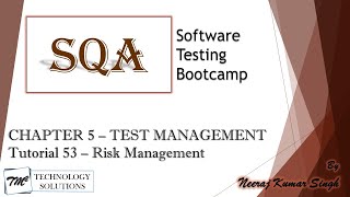 Software Testing Bootcamp | Risk and Testing | Risk Based Testing | Software Testing Tutorials