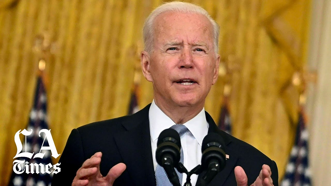 Biden Addresses American Public On Afghanistan Pullout - YouTube