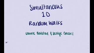 Simultaneous 1D Random Walk