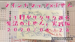 マインドマップ×ふせん「1日がサクサク進む魔法のふせん」実践編2020/04/28