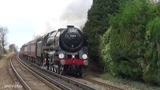 The Cathedrals Express| BR Britannia Class 7MT no. 70013 ''Oliver Cromwell'' at Wye and Ashford Int.