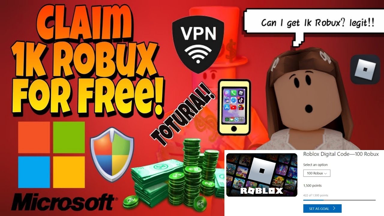 [Free Robux] How To Get Free Robux In Microsoft Rewards || Using ...