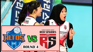 [FULL MATCH] Ibk Altos Vs Red Sparks - WOMEN VOLLEYBALL KOREAN V-LEAGUE ROUND 4 2025