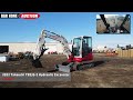 2022 takeuchi tb235 2 hydraulic excavator