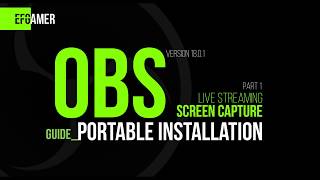 OBS portable installation Guide Windows