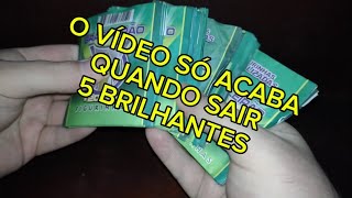 O VÍDEO SÓ ACABA QUANDO SAIR 5 BRILHANTE EM FIGURINHAS DE BANCA BRASILEIRÃO 2024