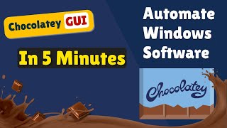 Windows Devops - Install Windows Packages with the Chocolatey GUI