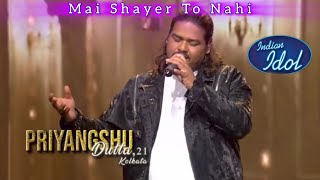 Indian Idol 2024 Today Episode / Priyangshu Dutta New Amazing Performance In Indian Idol Today Show