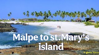 Day 2 || Malpe beach to island || Trip with besties|| Boat trip 🪂🏄🏻‍♀️🚣🏻‍♀️ || Travel vlog