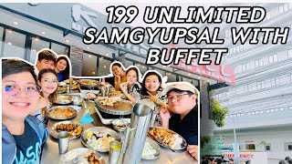 199 Unlimited Samgyupsal with Buffet at Oppa K-Grill Almar