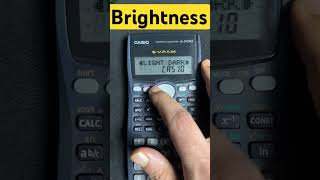 How to Adjust Brightness on Calculators | fx-100MS | fx-570MS | fx-991MS