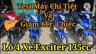 ZALO: 0334.916.923 HOTLINE: 0947.891.823 GIẢM GIÁ VÀ TEST MÁY CHI TIẾT LÔ 4 XE EXCITER 135CC GIÁ RẺ