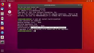 How to Compile and Run C program Using GCC on Ubuntu (Linux)