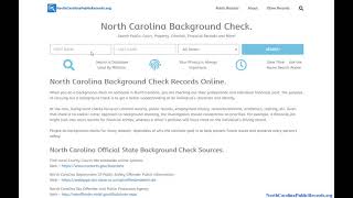 North Carolina Warrant Search Online.