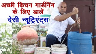 अच्छी किचन गार्डनिंग के लिए देसी न्यूट्रिएंट्स, घर पर बनाएं Organic Nutrients for Kitchen Gardening.