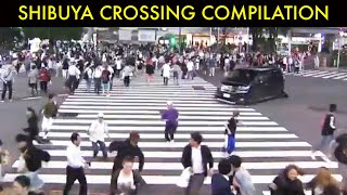 Tokyo Shibuya Scramble Crossing - 4 Shocking Events Caught On Street Cam