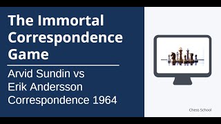 The Immortal Correspondence Game: Arvid Sundin vs Erik Andersson - 1964