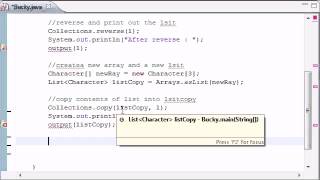 Intermediate Java Tutorial 11 Collections Methods fill YouTube