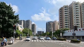 中山市孫文東路👉濠東-濠頭-齊東-弈翠園-假日廣場-萬象匯 🚌開發區⟫東區⟫石岐：街景 住宅 商店 市容 綠化 12/6/2023