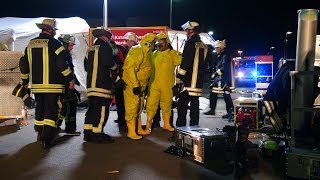 Schwelbrand in Heizkraftwerk in Hagen - Biomassenkraftwerkanlage - 120 Feuerwehrleute im Einsatz