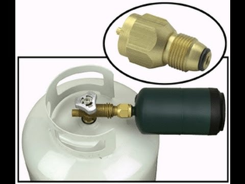 How to refill a one pound propane bottle How to refill a one pound propane bottle