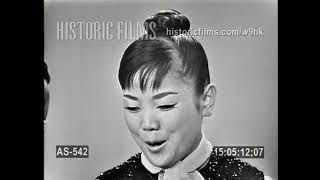 THE KIM SISTERS. ASIAN TRIO PERFORM  AL JOLSON MEDLEY 1963