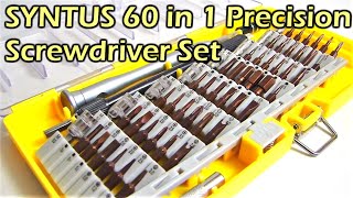 SYNTUS 60 in 1 Precision Screwdriver Tool Set Review