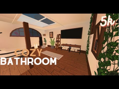 Bloxburg Cozy Moonlight Bathroom Speed Build Thymen Builds Youtube