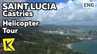 【K】Saint Lucia Travel-Castries[세인트루시아 여행-캐스트리스]30분 헬기 투어/Helicopter Tour/Rainbow