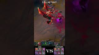 FULL AP ZAC vs FULL AP CHO'GATH FIGHT / #leagueoflegends #lol #shorts