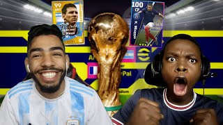 WORLD CUP FINAL🔥| 9AL GAMES vs MACKIE PES HD - ARGENTINA 🇦🇷 vs FRANCE 🇫🇷