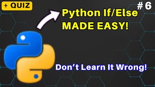 6. Python Conditional Statements: Learn if, elif, else (Beginner Tutorial) #python #tutorial