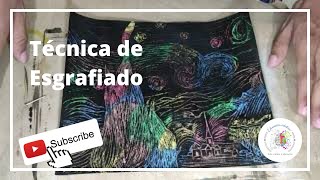 Esgrafiado - actividades artes primaria y secundaria