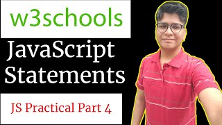 JavaScript Statements || w3schools JS Series Part 4