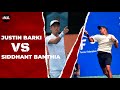 Justin Barki (INA) vs Siddhant Bhantia (IND)