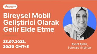 Bireysel Mobil Geliştirici Olarak Gelir Elde Etme