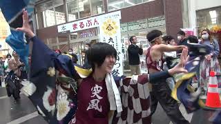 20230326長崎大学突風in九州がっ祭　上通～下通新天街　１回目　後ろより