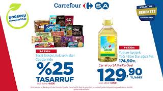 Seçili Bisküvi, Kek ve Kraker Çeşitlerinde %25 Tasarruf; Yudum Ayçiçek Yağı 4 Litre 129,90 TL/Adet